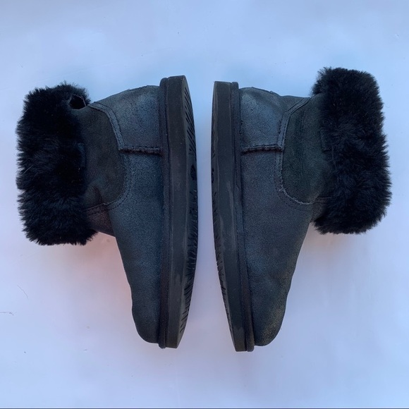 Ugg Haydee Black Strap Boots Size 6 - Picture 3 of 9